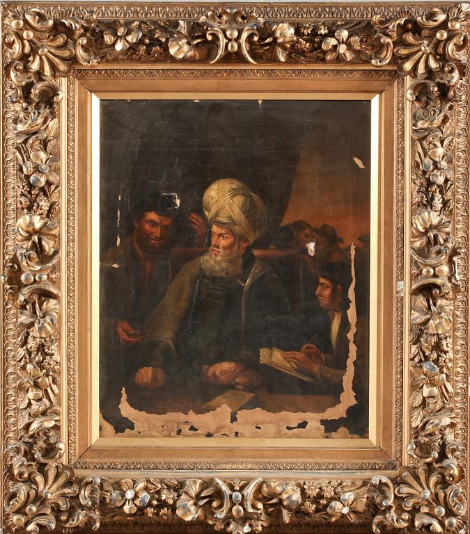 OKÄND KONSTNÄR, olja på duk, 1800-tal.