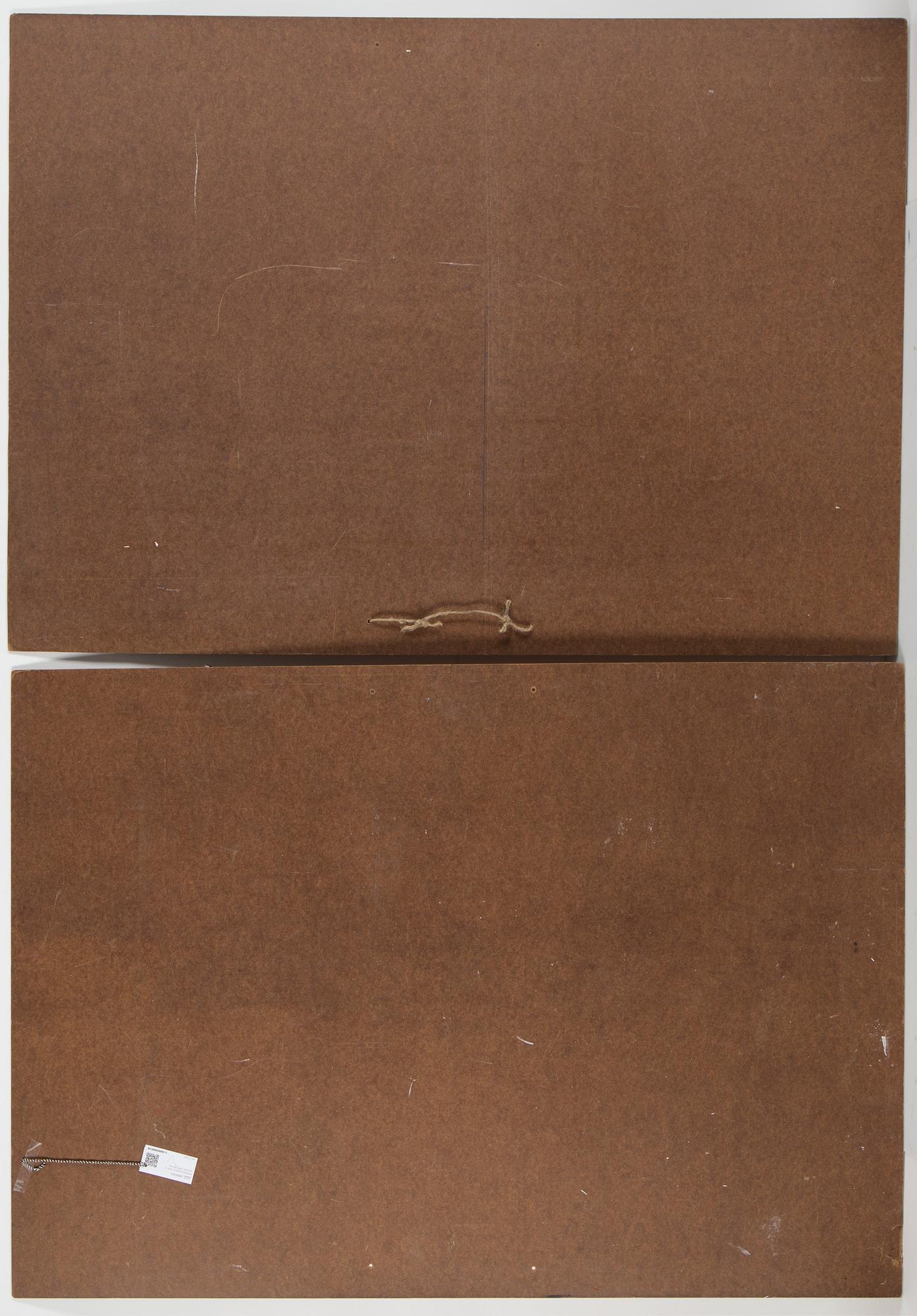 Two commercial poster for driving license, 1950/60s, Ljunglöfs, Stockholm.