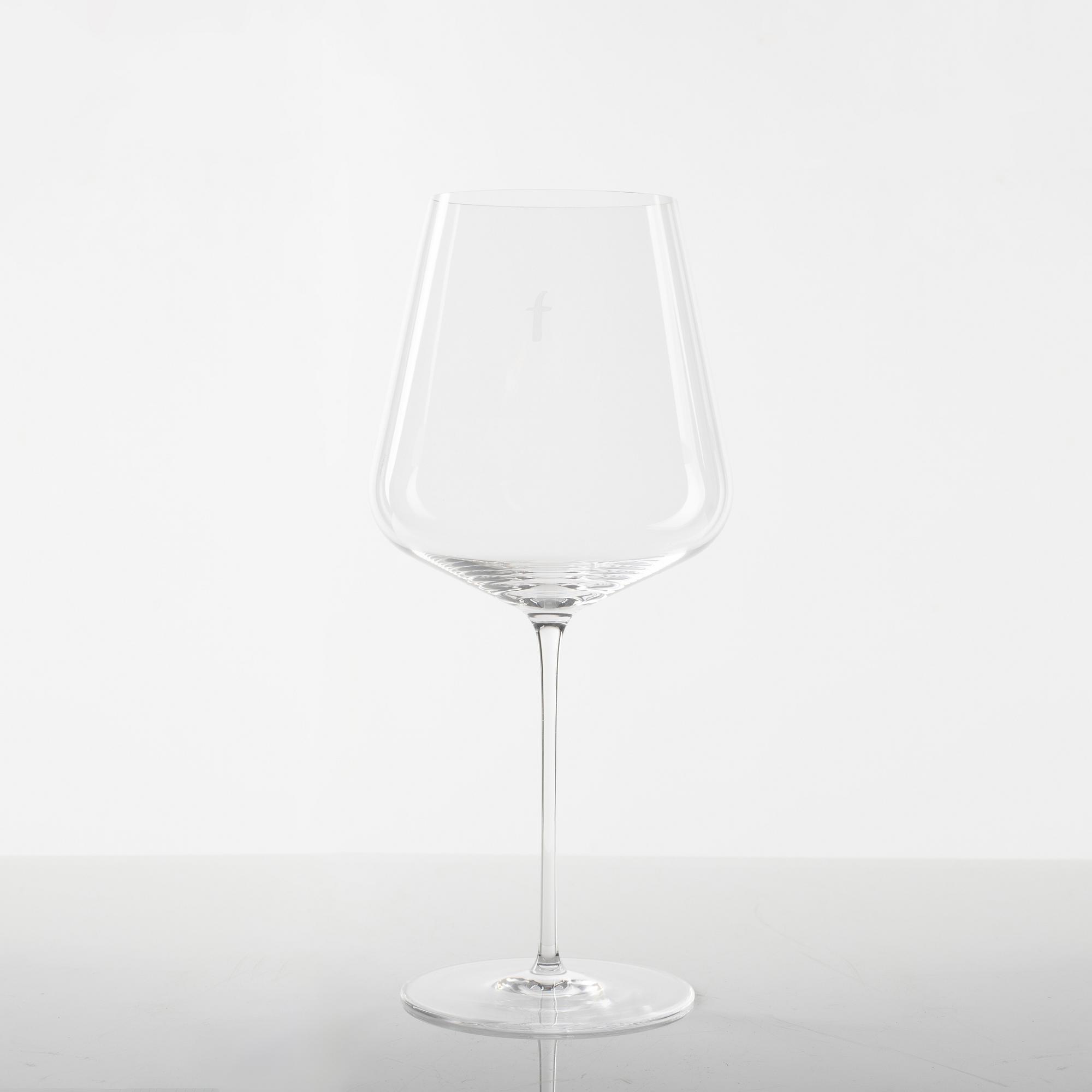 Hans Denk, Bordeauxglas, 6 st, "Denk'Art", Zalto, Österrike.