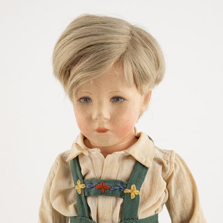 Käthe Kruse, doll, "Lars", Germany, circa 1930.