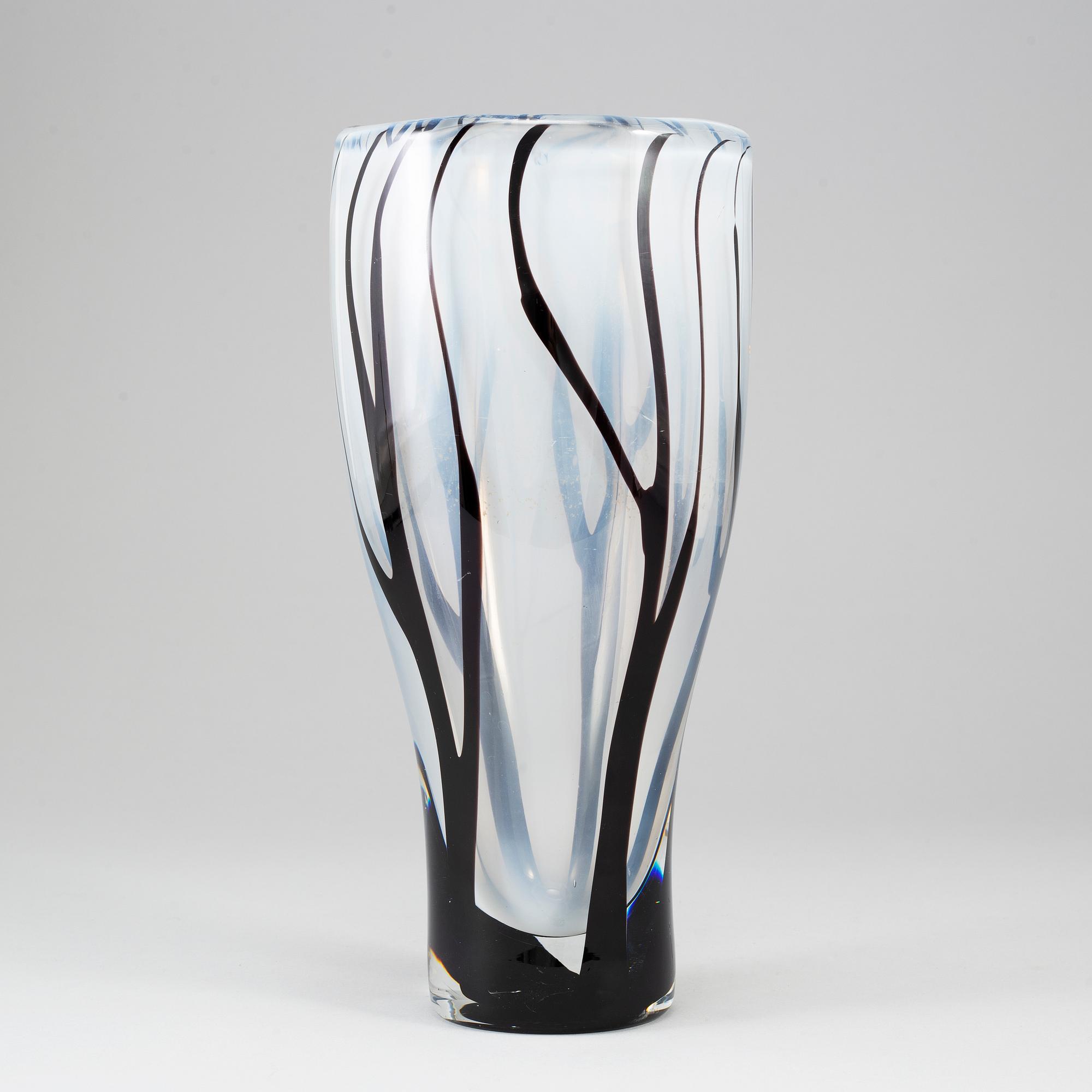 VICKE LINDSTRAND, vas, glas, Kosta, 1950-tal.