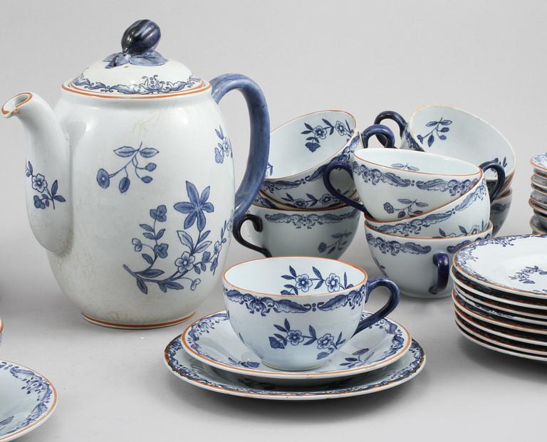 KAFFE- och TESERVIS, 39 delar, porslin, Ostindia, Rörstrand, 1900-tal.