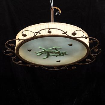 TAKLAMPA, Art deco, 1940-tal.