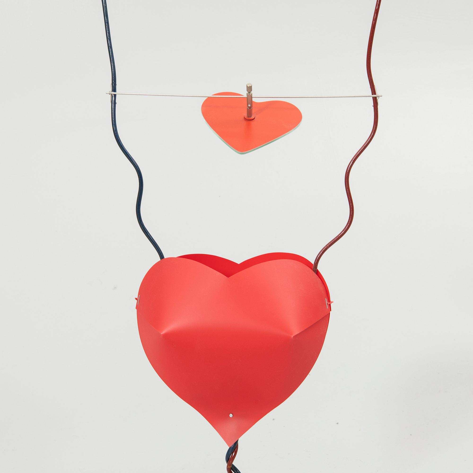 Ingo Maurer, table lamp, "One from the heart".