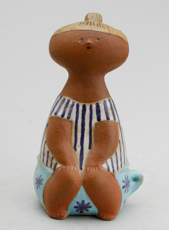 FIGUR, stengods, "Lotta", Lisa Larson, Gustavsberg.