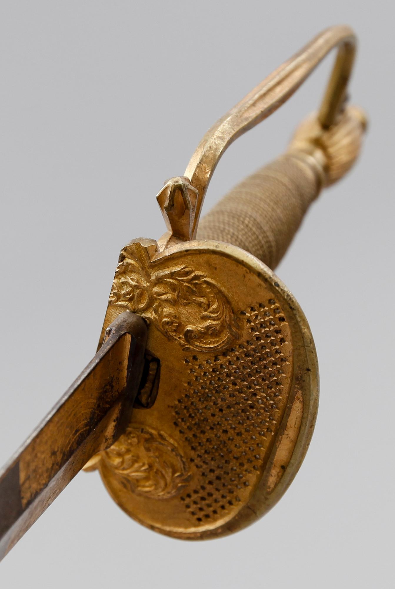 VÄRJA, CA 1840, sk infanteriofficersvärja.