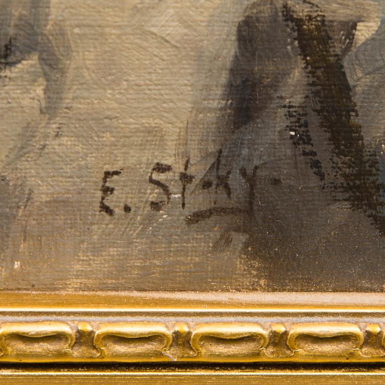 MIKAEL STANOWSKY, olja på duk, signerad.