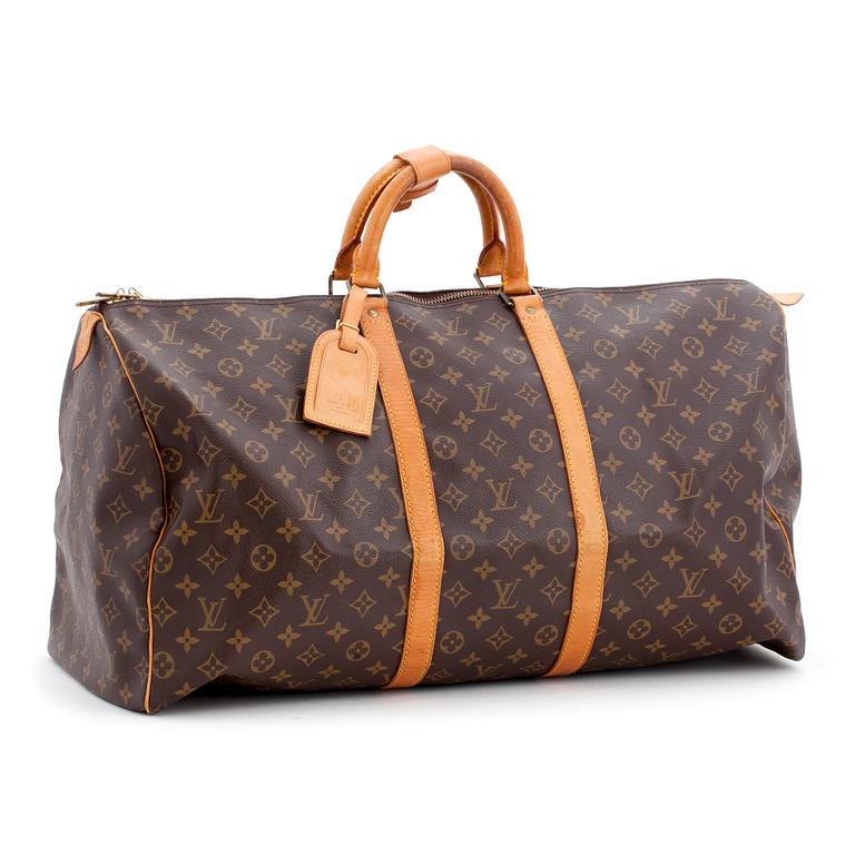 LOUIS VUITTON, a monogram canvas weekendbag, "Keepall  55".