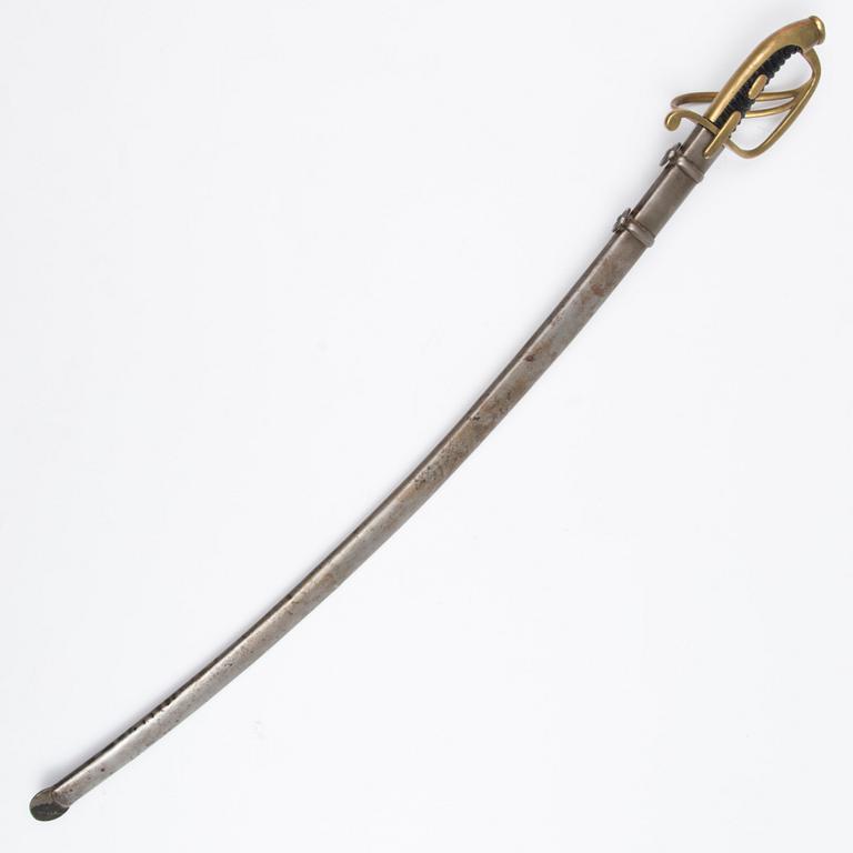 An early 19th Century Light Cavalry Sabre, French model.