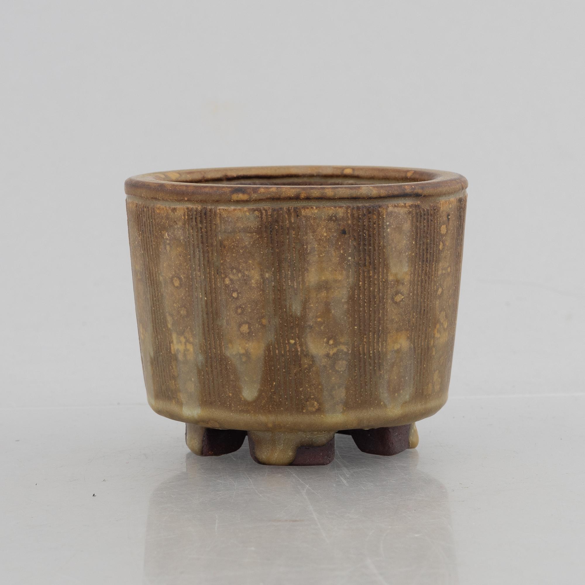 Wilhelm Kåge, a Farsta stoneware vase, Gustavsberg Studio 1952.