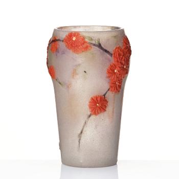 Gabriel Argy-Rousseau, a 'Prunus' pâte de verre vase, France 1920s.