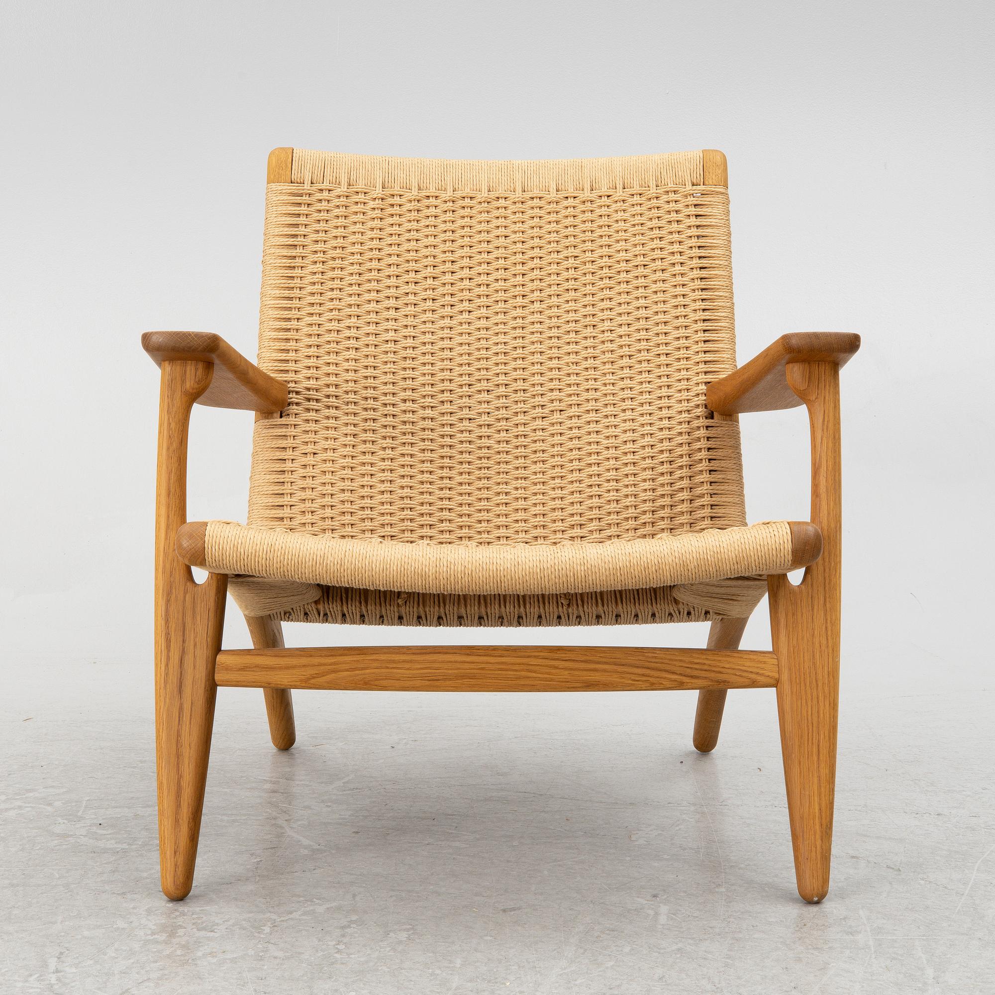 Hans J. Wegner, a "CH 25" armchair, Carl Hansen & Son , Denmark.