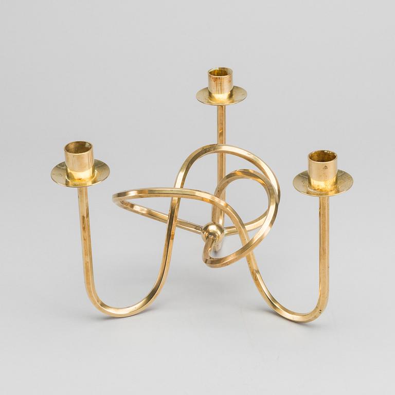 JOSEF FRANK, a brass candelabra.