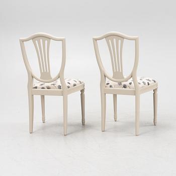 Matgrupp, 9 delar, gustaviansk stil, 1900-talets andra hälft.