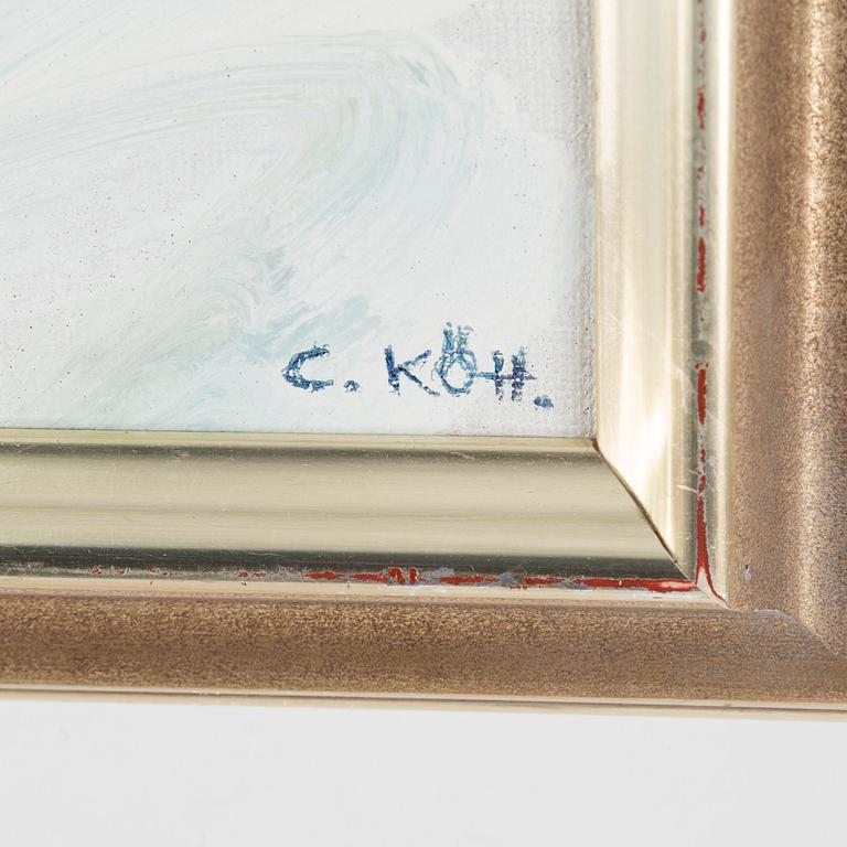 CARL KÖHLER, oil on canvas, signed.