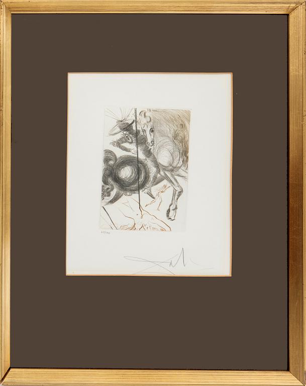 Salvador Dalí, "L'Enfer des Beautes cruelles" from "Le Décameron".