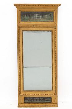 Georg Lindberg, A late Gustavian mirror, Stockholm 1801.