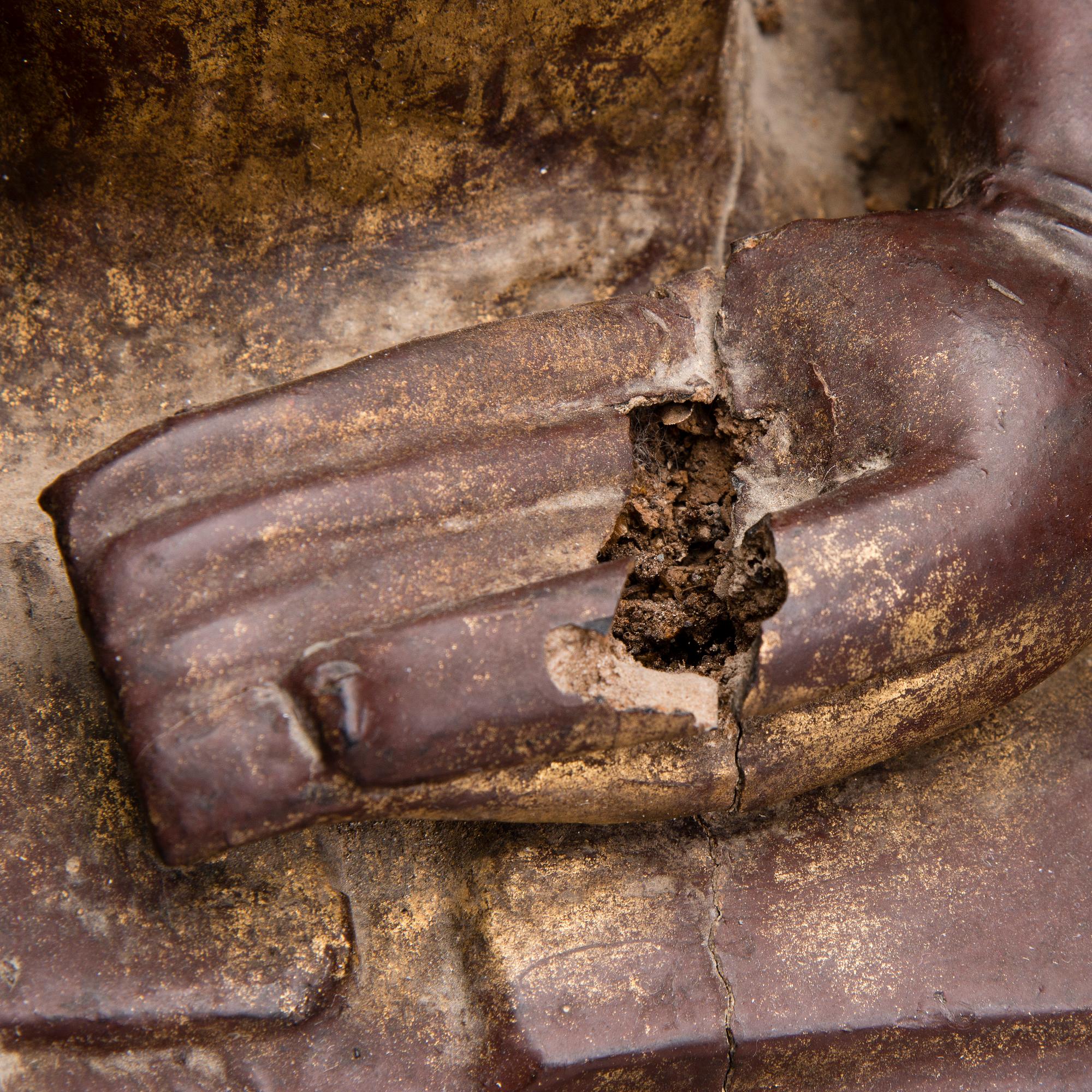 BUDDHA, trä, Burma, sekelskiftet 1800/1900.
