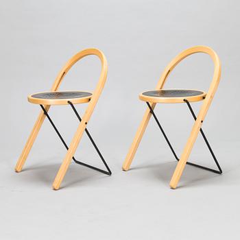 Börge Lindau, 22 'Sparta' folding chairs for Blå Station. Designed in 1993.