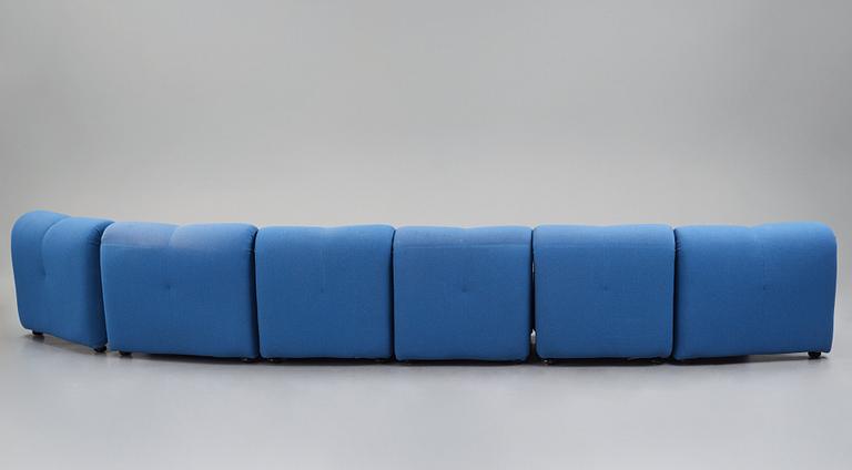 Jan Ekselius, a modular sofa, 'Etcetera Modul', J.O. Carlssons Möbel AB, Vetlanda, Sweden 1960-70s.