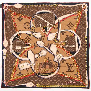 Louis Vuitton, "Tribute to Squares", scarf.