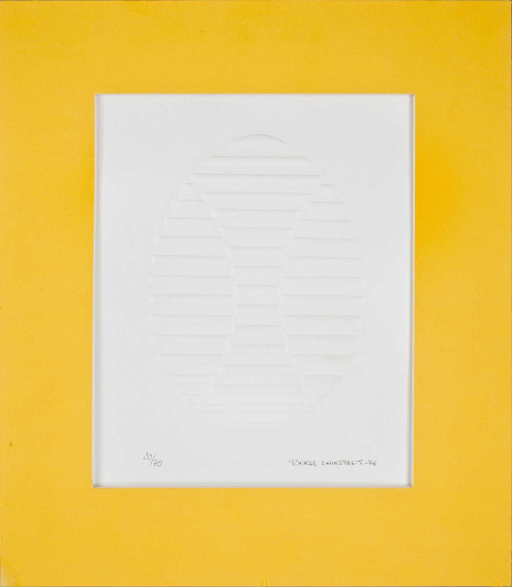 TORKEL DAHLSTEDT, reliefgravyrer 4 st, signerade och daterade -76. Numrerade 30/70.