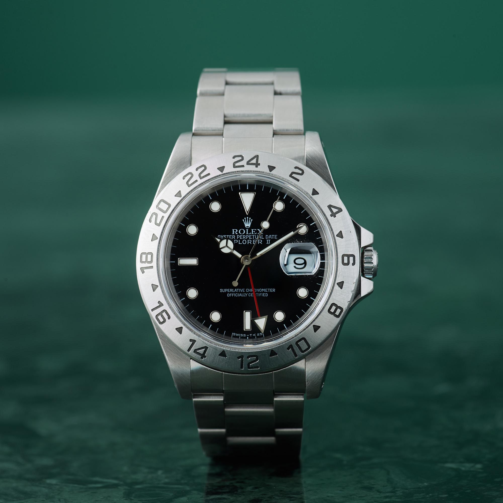ROLEX, Oyster Perpetual Date, Explorer II, Chronometer, wristwatch, 40 mm,