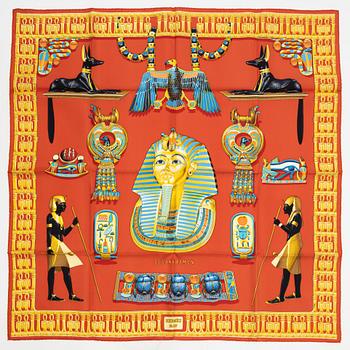 Hermès, scarf, "Tutankhamun".