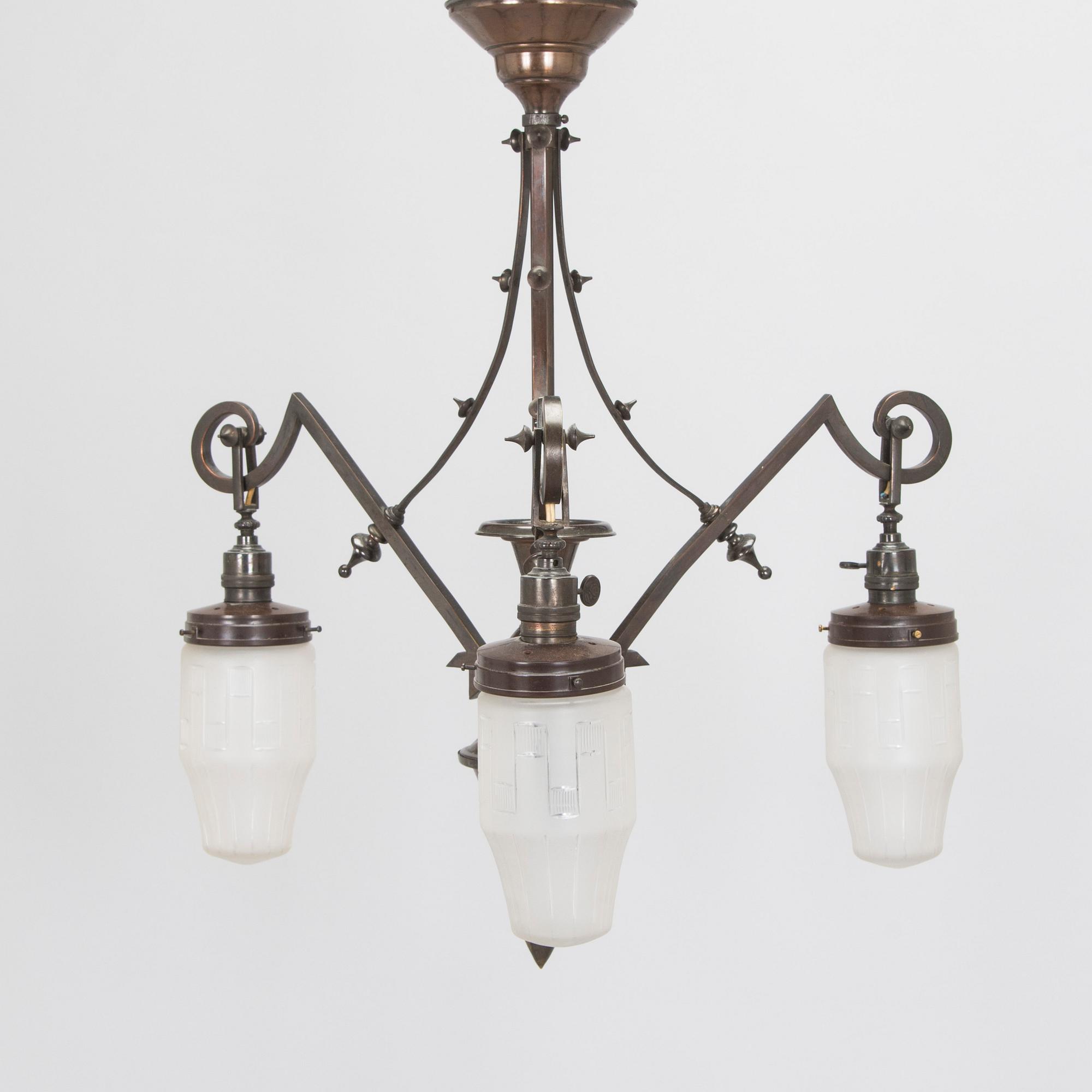 Chandelier, early 20th century.