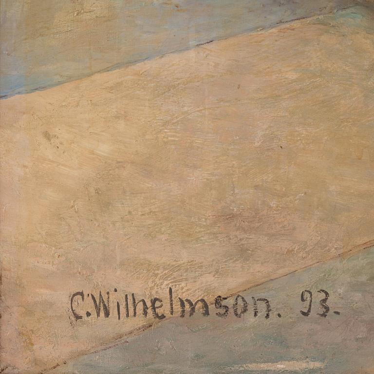 Carl Wilhelmson, "Under mässan. I St. Germain des Près" (At mass. In St. Germain des Près).