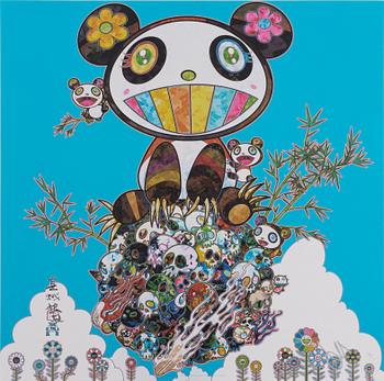 TAKASHI MURAKAMI, offset, sign och numr 26/300.