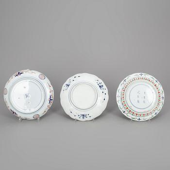 FAT och VASER, 5 delar, porslin, Imari, Japan sent 1800-tal.