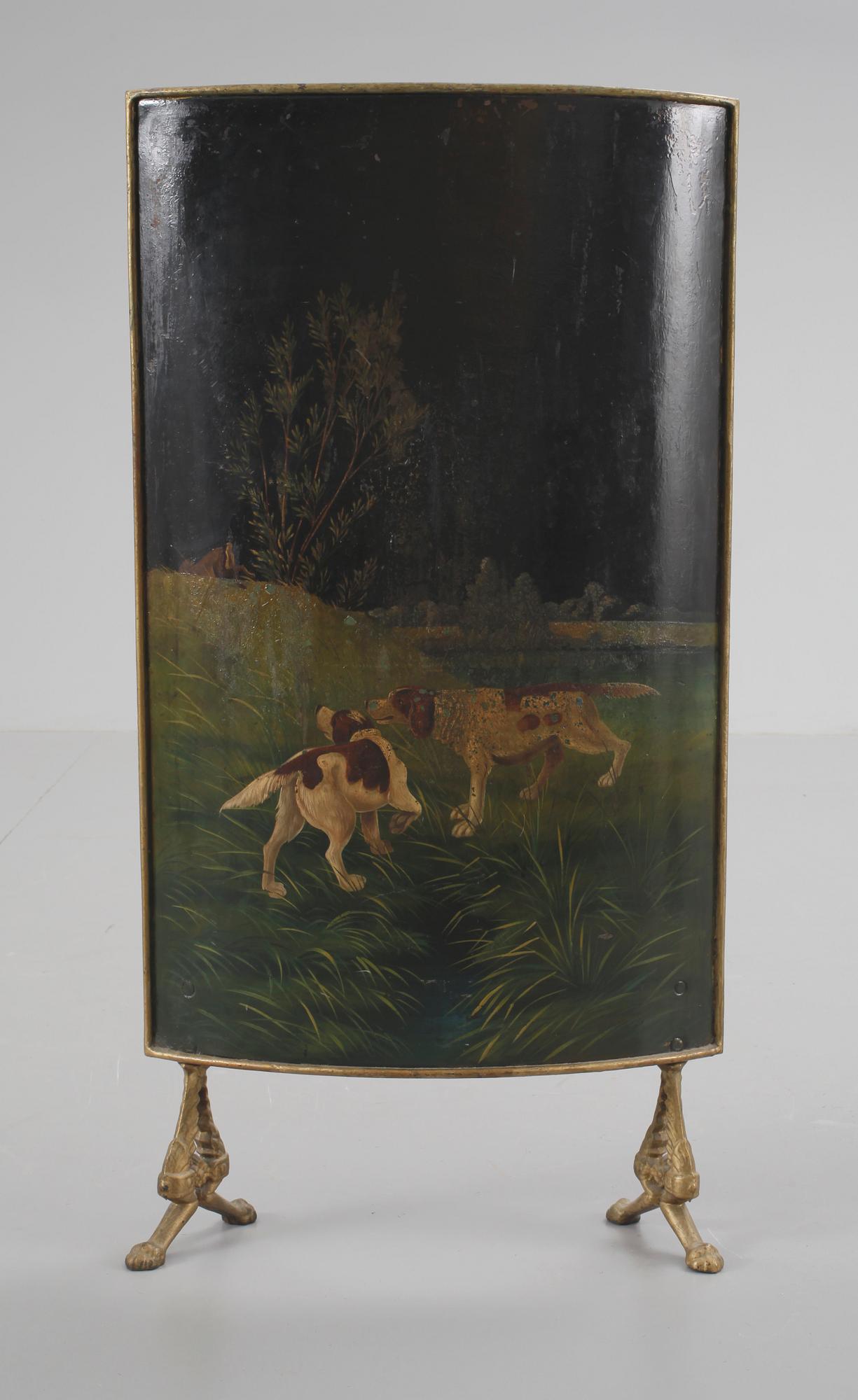 ELDSKÄRM, plåt, sekelskiftet 1900.