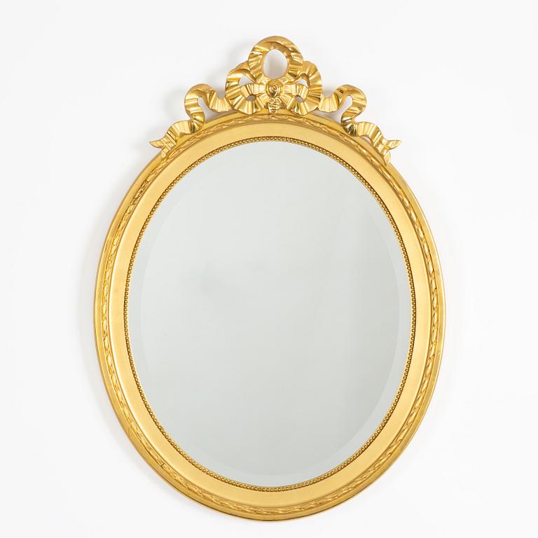 Mirror, Gustavian style, Edenspegel, Gustafs, mid-20th century.