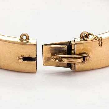 Armband, 14K guld. Kultateollisuus, Åbo 1956.