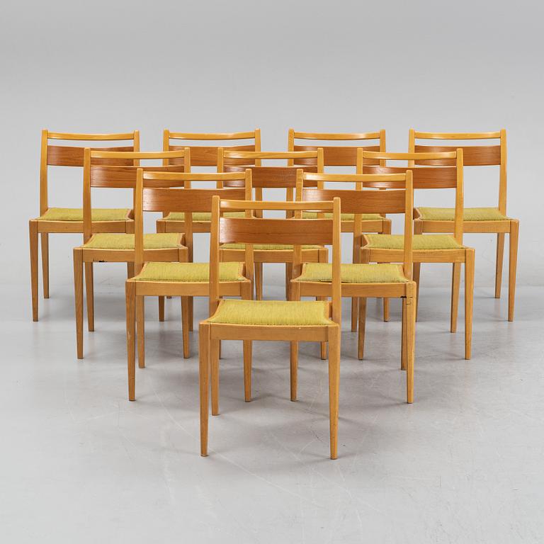 Axel Larsson, stolar, 10 st, Gemla, Diö, 1950-tal.