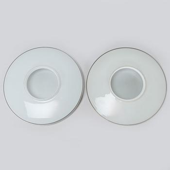 Arne Jacobsen, a pair of 1960's 'AJ-Eklipta' ceiling/wall lamps, for Louis Poulsen/licensed manufacturer Orno, Stockmann.