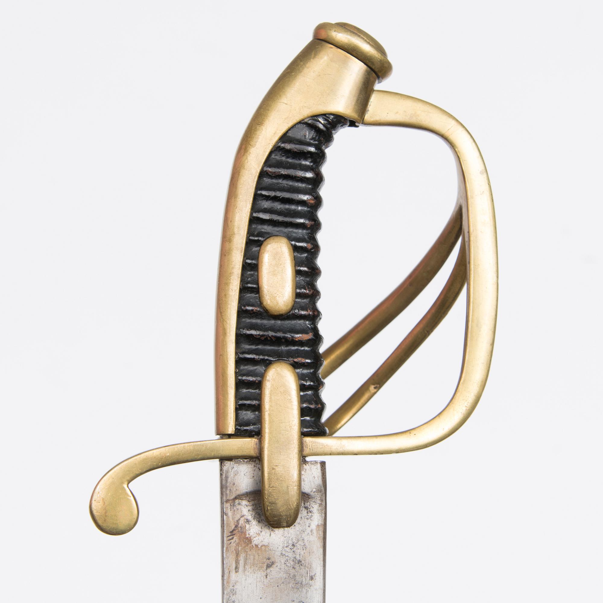 An early 19th Century Light Cavalry Sabre, French model.