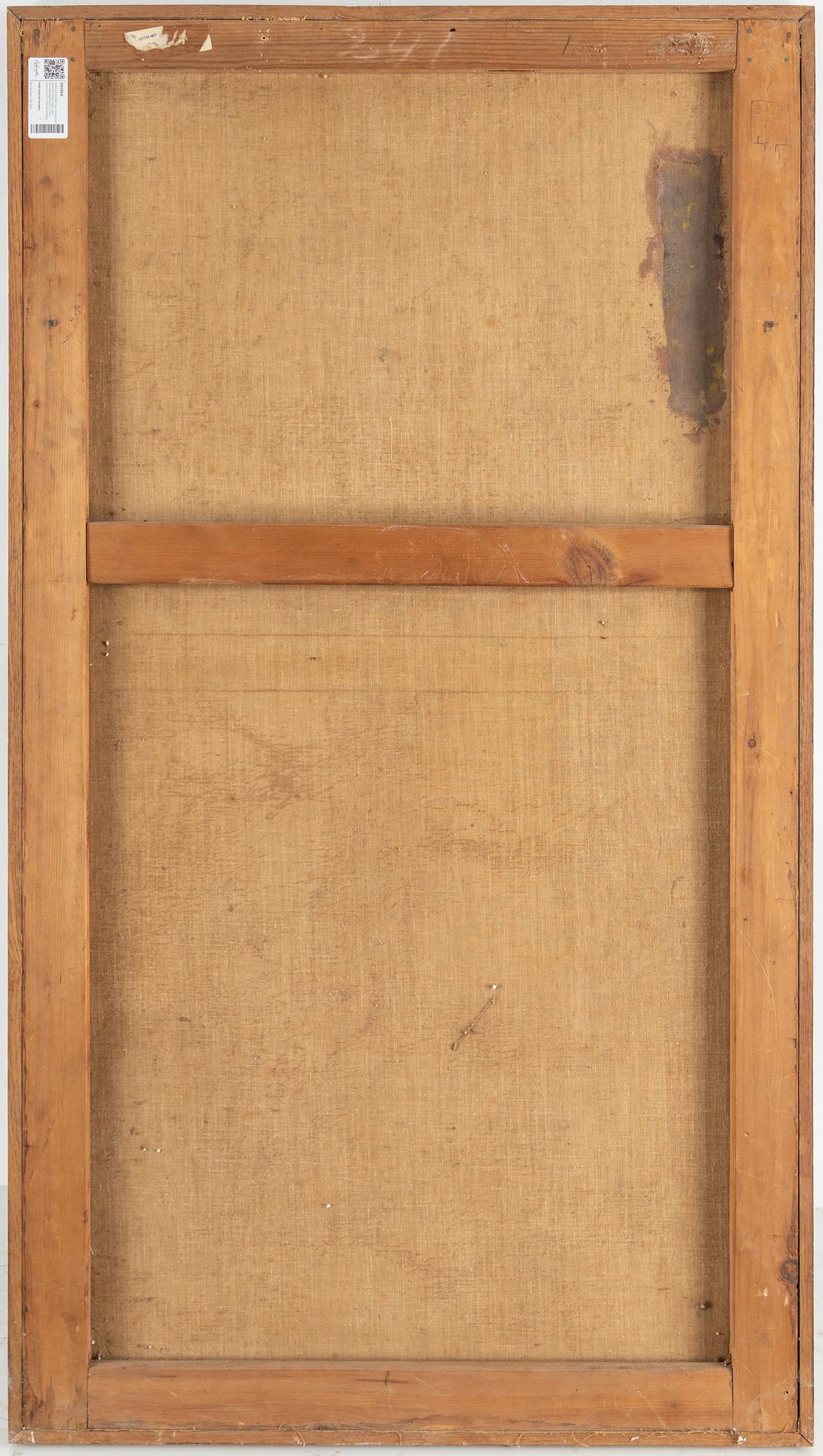 CHARLES GOGIN, 4, oil on canvas, signed Charles Gogin and C.G. With numbering 175 in red on all four.