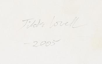 Tilda Lovell, pencil drawing.