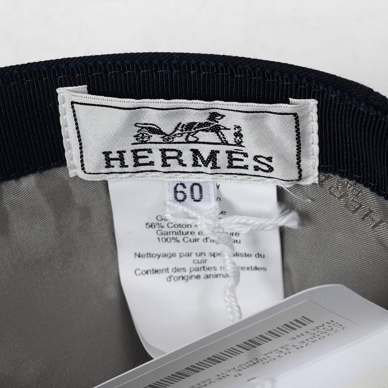 Hermès, Cap, “Nevada Super H Cap”, size 60.