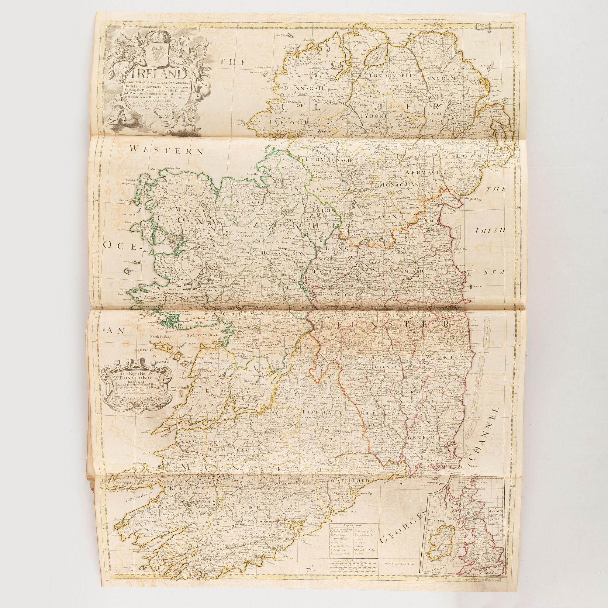 Atlas with 32 engraved maps.