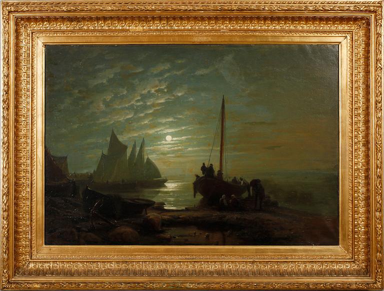 ALBERT BERG, olja på duk, sign och dat 72.