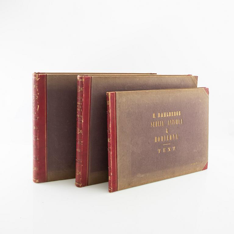 Erik Dahlberg Sweden ancient and modern. 1856, as well as description, Huldberg's Bookstore, Stockholm.