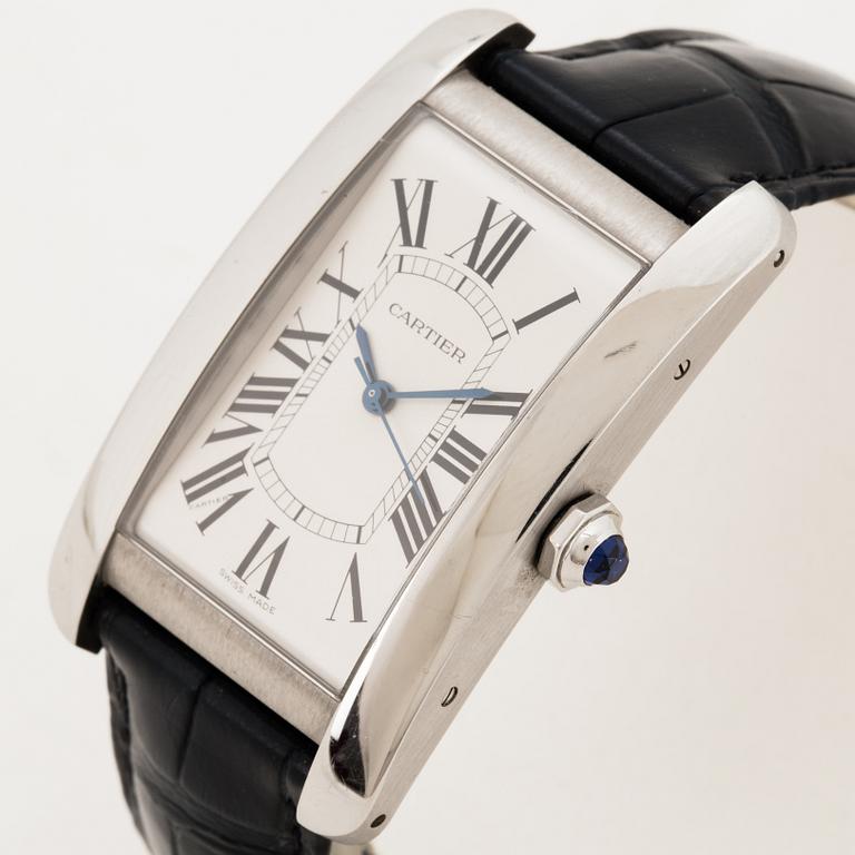 Cartier, Tank Américaine,  armbandsur, 26 x 45 mm.