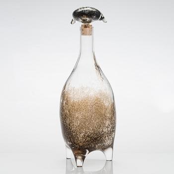 Björn Weckström, karaff, 'Napoleon', signerad Björn Weckstöm Nuutajärvi Notsjö.