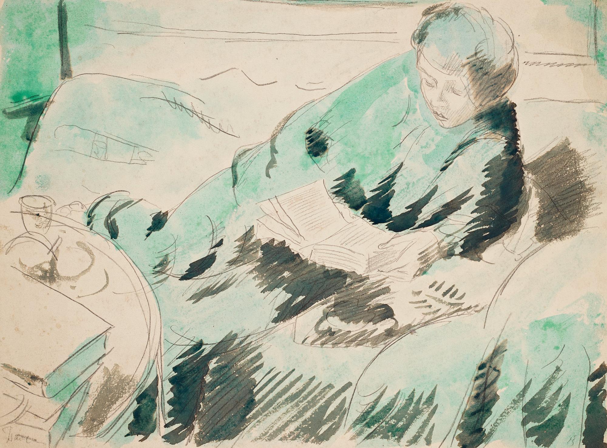 Isaac Grünewald, Sigrid läser.