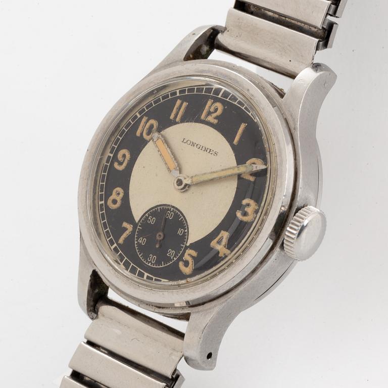 Longines, "Tre Tacche Radium Bulls Eye Dial", wristwatch, 32,5 mm.