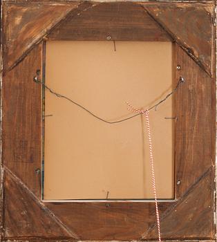 ALY BEN SALEM, glasmålning. Signerad.