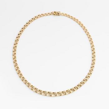 Collier 18K guld, doserad Bismarck.